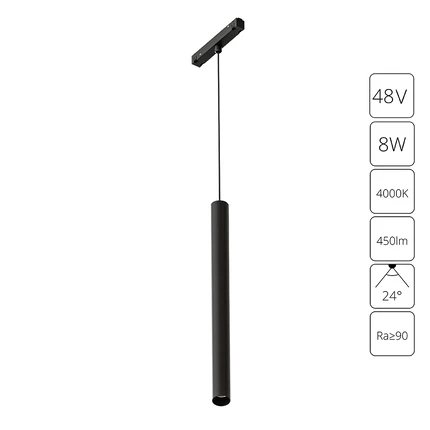 A4770SP-1BK СВЕТИЛЬНИК ПОТОЛОЧНЫЙ LINEA 48В 8Вт 4000К 90+